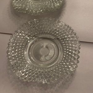 Vintage glass plates